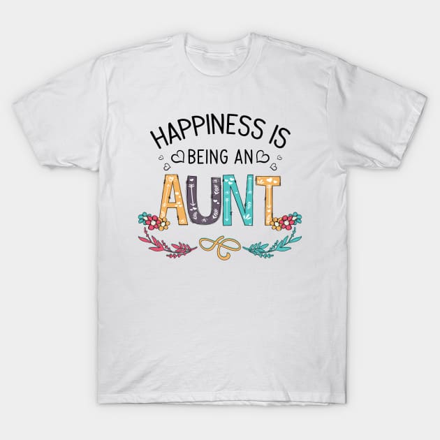 Happiness Is Being An Amma Wildflowers Valentines Mothers Day T-Shirt by KIMIKA